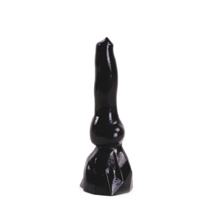 Dark Crystal - sort dildo med stødig bunn - 60