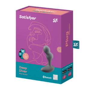 Satisfyer - Deep Diver - Vibrerende Buttplug med APP - Sort