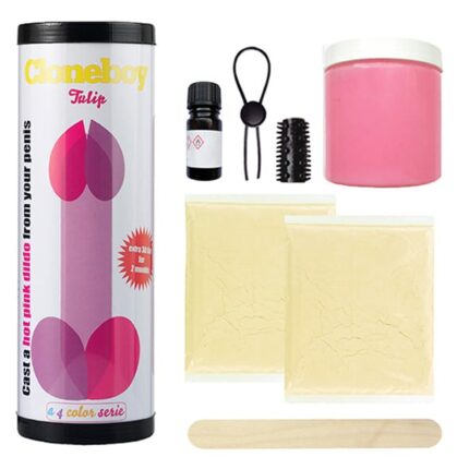 Cloneboy Tulip - Avstøpning - Rosa dildo