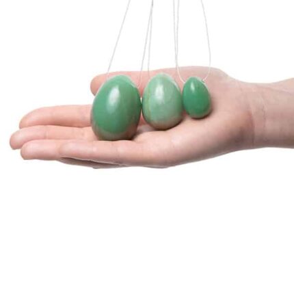 La Gemmes - Yoni egg Set Jade - Vaginakuler Grønn