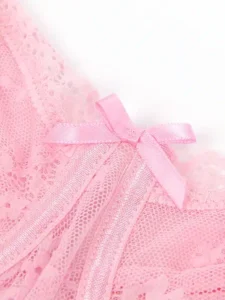Gnist Undertøy - Rosa kjole med korsettdetaljer - Bilde 6