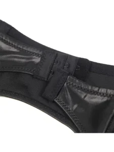 Gnist Undertøy - wetlook strømpeholder - Sort - Bilde 2