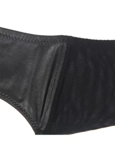 Gnist Undertøy - wetlook strømpeholder - Sort - Bilde 4