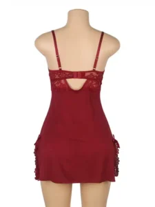 Gnist - Babydoll med stropper - burgunder - Bilde 20