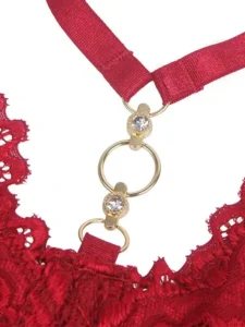 Gnist - Babydoll med stropper - burgunder - Bilde 15