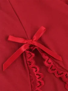 Gnist - Babydoll med stropper - burgunder - Bilde 2