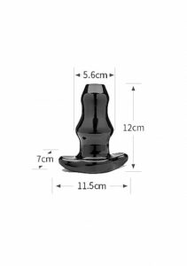 Perfect Fit - Double Tunnel Buttplug, Medium - Transparent