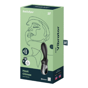 Satisfyer - Heat Climax - Varmende Analvibrator med APP - Sort