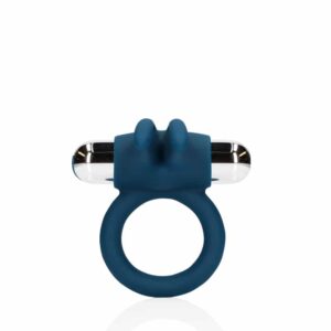Loveline - Vibrating Rabbit Cock Ring - Blå