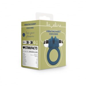 Loveline - Vibrating Rabbit Cock Ring - Blå