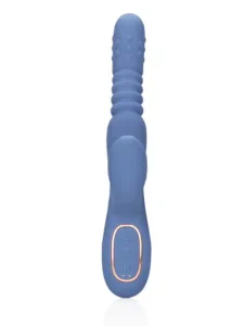Loveline - Roterende thrusting rabbitvibrator med varme - Blå - Bilde 4