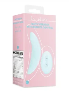 Loveline - Trusevibrator med fjernkontroll - Blå - Bilde 11