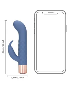 Loveline - Mini Rabbitvibrator - Blå - Bilde 3