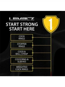 Levelz - 1 - 3 pk Brede silikonringer - S/M/L - Bilde 5