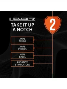 Levelz - 2 -Buttpluggsett med 3 plugger med vekt - Bilde 5