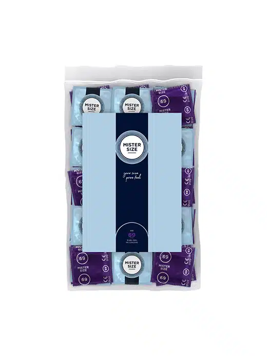 MR69100-kondom-69 Mister Size – 69mm – Tynne Kondom 1 stk - Bilde 1