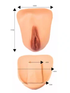 NOEN - Realistisk Silikon Vagina - Tuck And Play Insert - Bilde 6