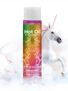 NUEI - HOT OIL - Varmende Massasjeolje - Unicorn Elixir - 100ml