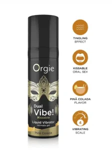 Orgie - Dual Vibe! Piña Colada - Flytende Vibrator styrke 4 - Bilde 4