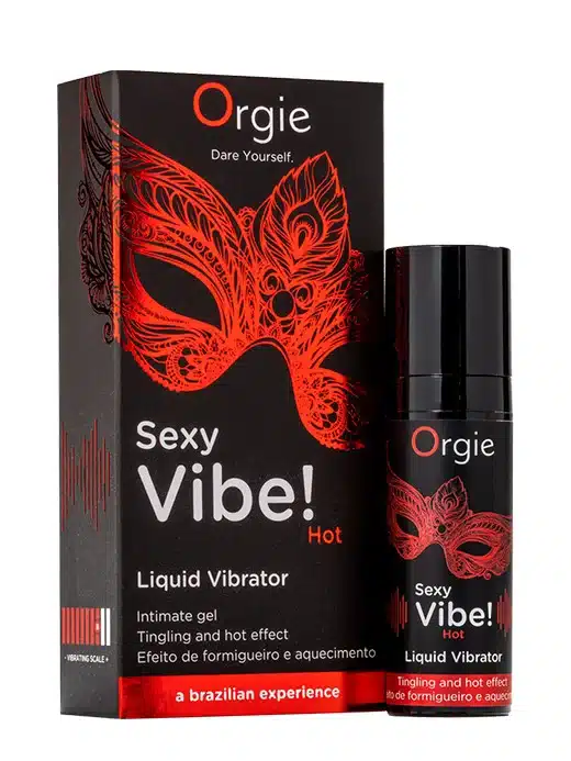 OR-21210-sexy-vibehot-orgasmedrops-orgasmekrem-hot-03 Orgie - Sexy Vibe! - Hot - Flytende Vibrator Rød styrke 8 - Bilde 1