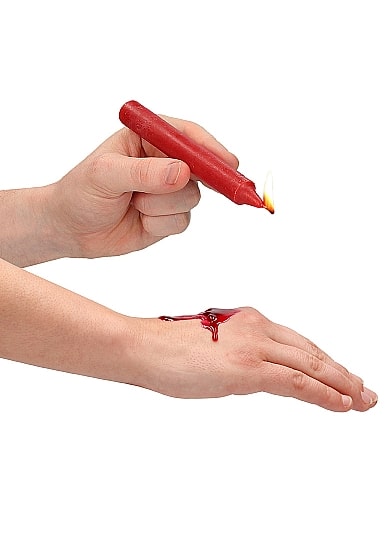 OUCH! - Teasing Wax Candles- 4 pk parafin vokslys - Rød
