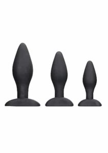 Ouch! Apex Buttplug Sett - 3 stk - Sort