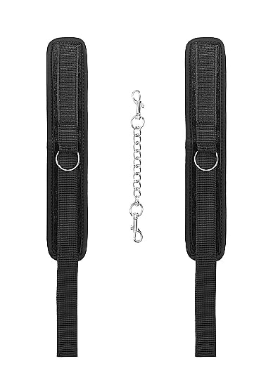 Ouch! Velvet - Fotcuffs - Sort