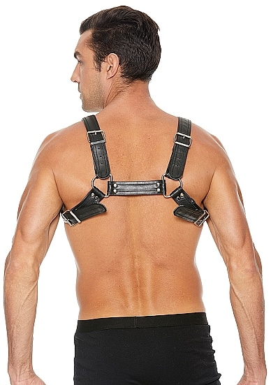Ouch! Chest Bulldog Harness - Sort