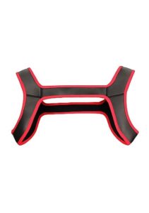 Ouch! Puppy Play - Neoprene Harness - Rødt