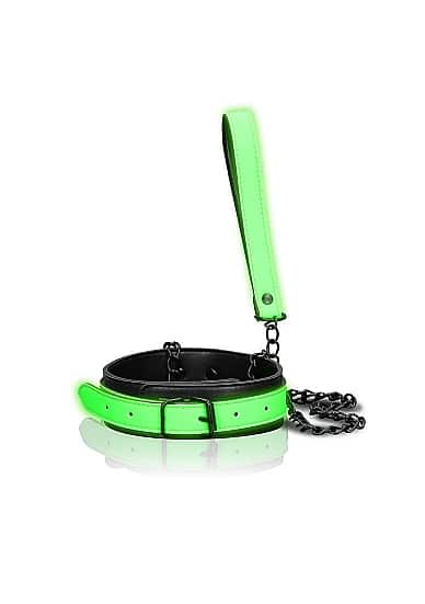 Ouch! Collar og Lenke - Glow in the Dark