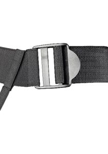 Ouch! Textured Curved Hollow Strap-on - Hul Strap on - 20cm