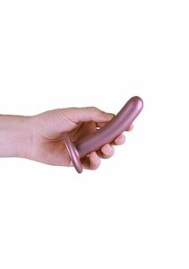 OUCH! - Smooth Silicone - Enkel dildo med sugekopp - Rosa