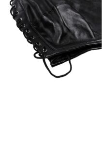 OUCH! - Xtreme - Zip-Up Bondage Maske - Sort