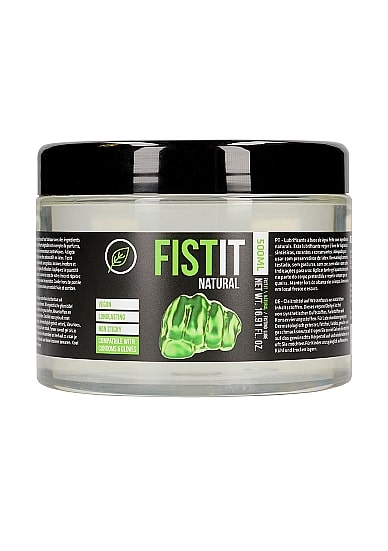 Fist It  - Natural - Vannbasert glidemiddel - 500 ml