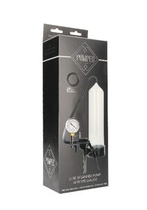 Pumped - Elite Beginner Pump - Med PSI måler - Transparent