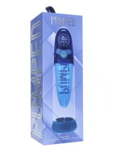 Pumped Aqua Pro – Vanntett AI Penispumpe - Blå - Bilde 2