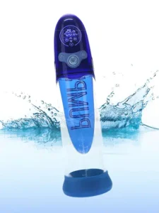 Pumped Aqua Pro – Vanntett AI Penispumpe - Blå