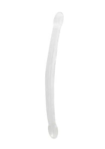 Realrock – Crystal Clear – Dobbeldildo – Transparent - 42 cm