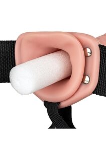 Realrock - Hollow Strap-on uten Pung med Vibrasjoner - 8" - 20,5 cm