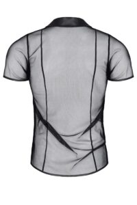 Regnes Fetish Planet - Roberto - Mesh poloskjorte med wetlook detaljer