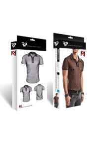 Regnes Fetish Planet - Roberto - Mesh poloskjorte med wetlook detaljer