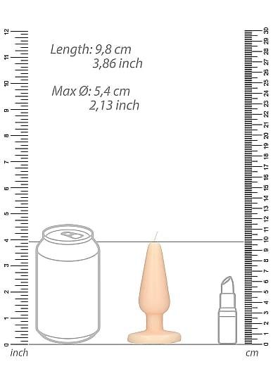 Scandalous Candles - Buttplug Lys - Flesh