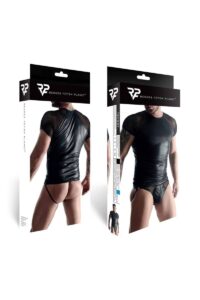 Regnes Fetish Planet - Wetlook Skjorte med netting skulde