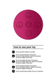 VIVE - Mira - G-punkt rabbitvibrator - Rosa