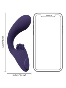 VIVE - Gen - Rabbitvibrator med 3 funksjoner - Lilla - Bilde 3