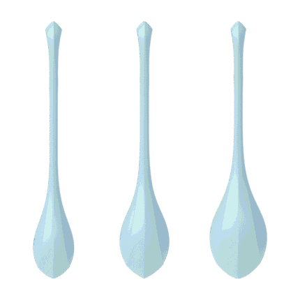 Satisfyer - Yoni Power 2 - Vaginakule Sett - Lyseblå