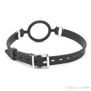 BQS -  Gag med O-ring i Silikon - Sort