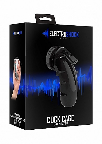 Electroshock - Cock Cage med Fjernkontroll