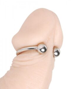 Horse Shoe Glans Ring - Penishodering med Kuler - 25 mm