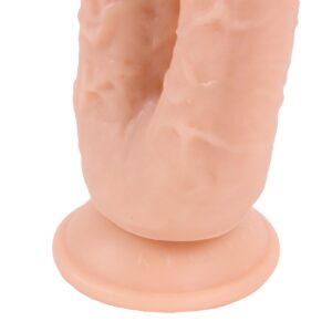 Kiotos COX - Double Cox - Dobbeldildo - Lys Hudfarge